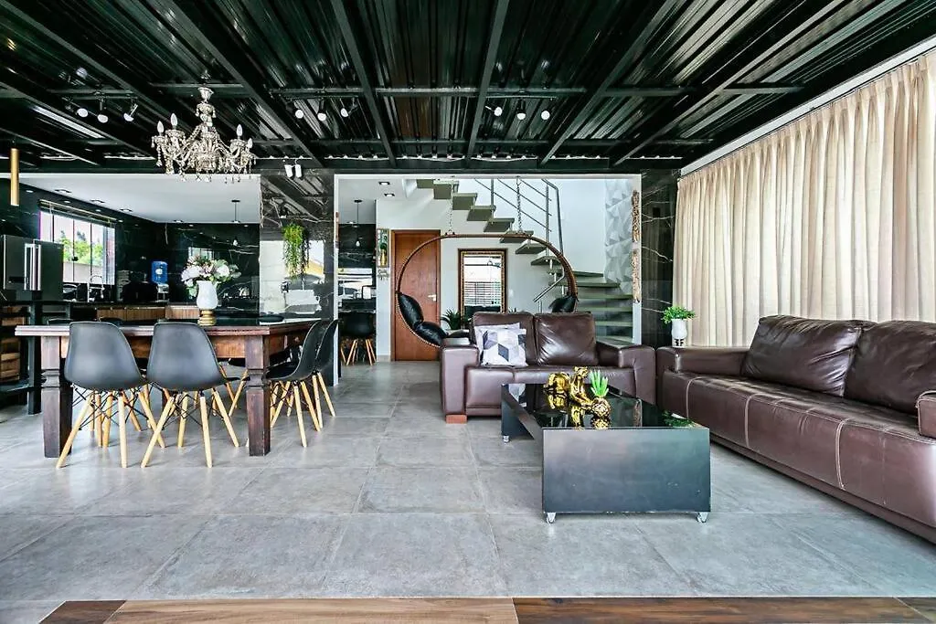 Semesterbostad Ponta Mar - Casa Incrivel Com Piscina 280Mts Mar Villa Palhoça